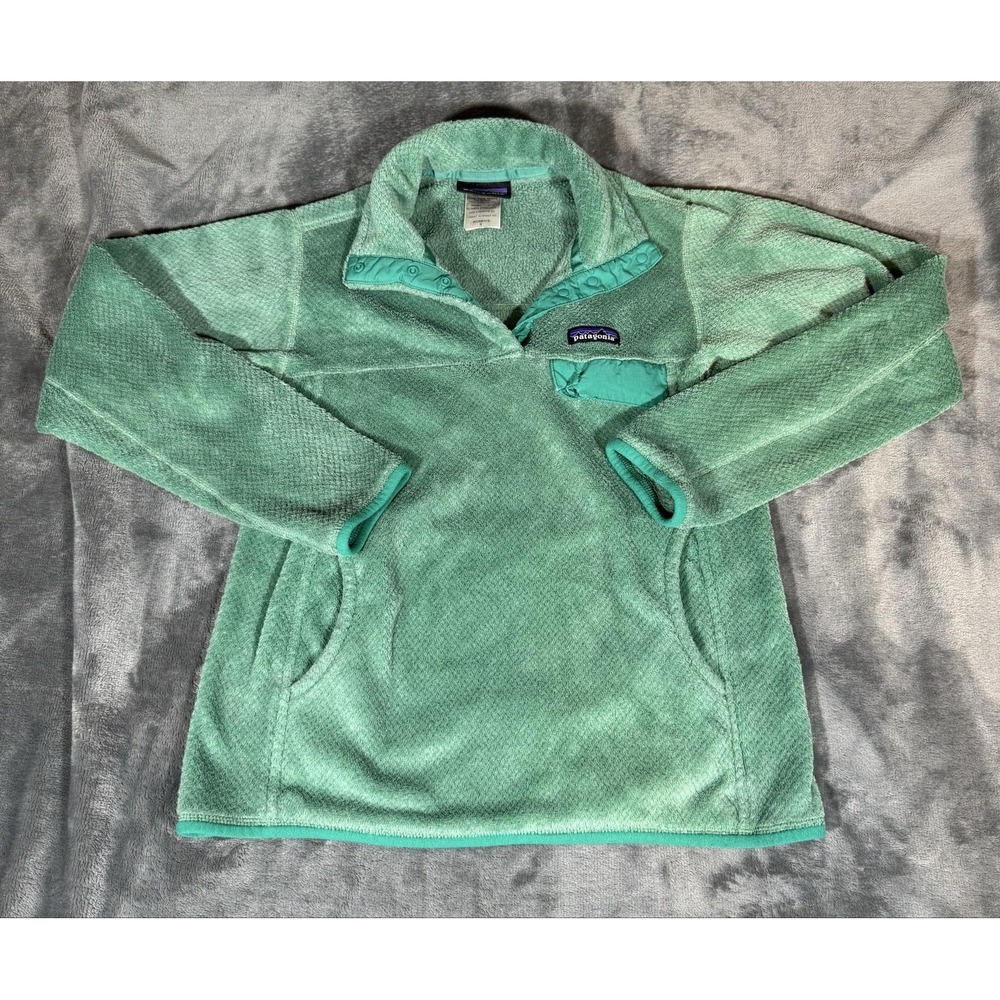 Patagonia Jacket Womens S‎ Green Re-Tool Snap-T Fleece Pullover STY25442SP15